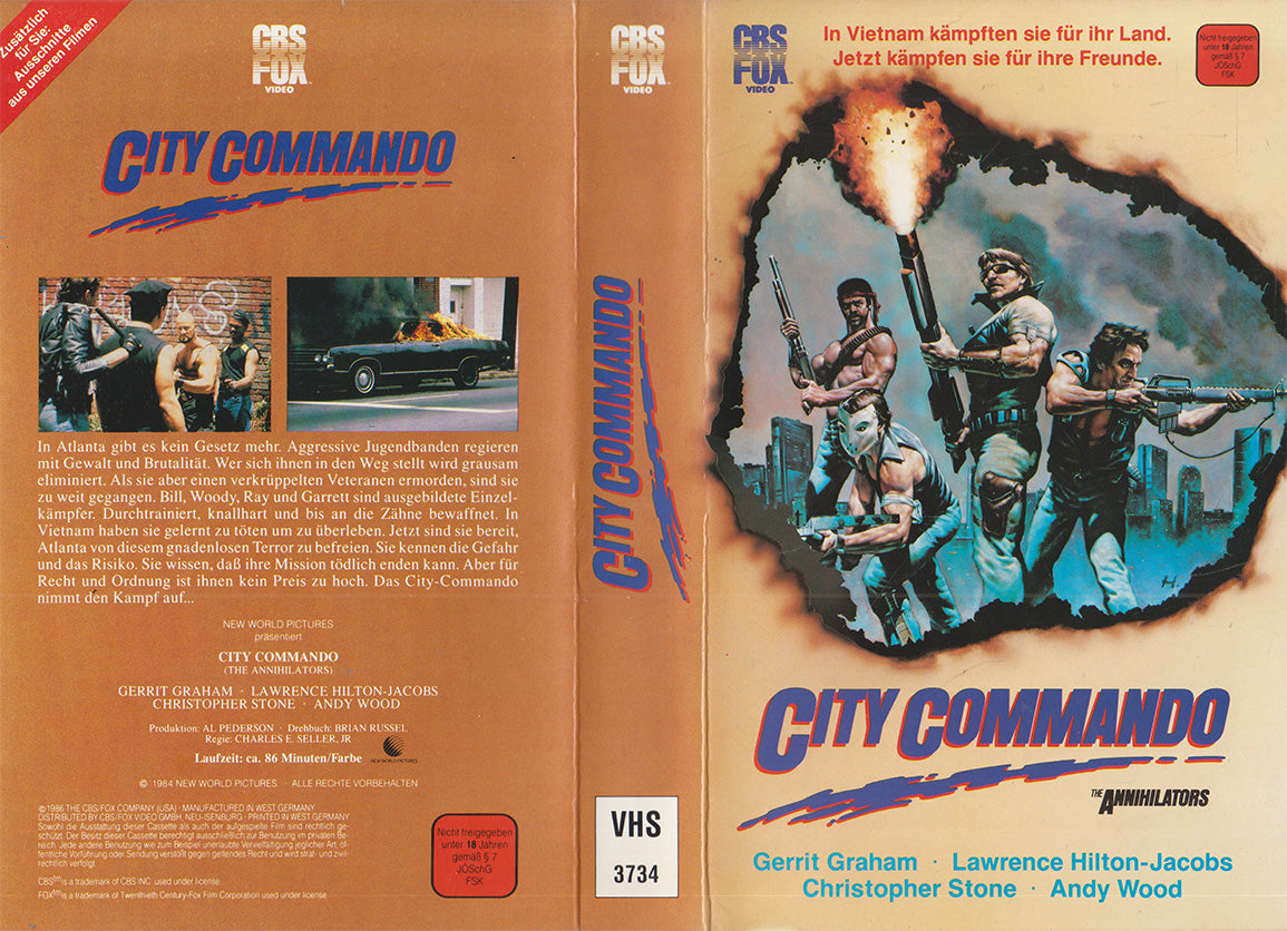 City Commando (VHS - 1986 - DE)