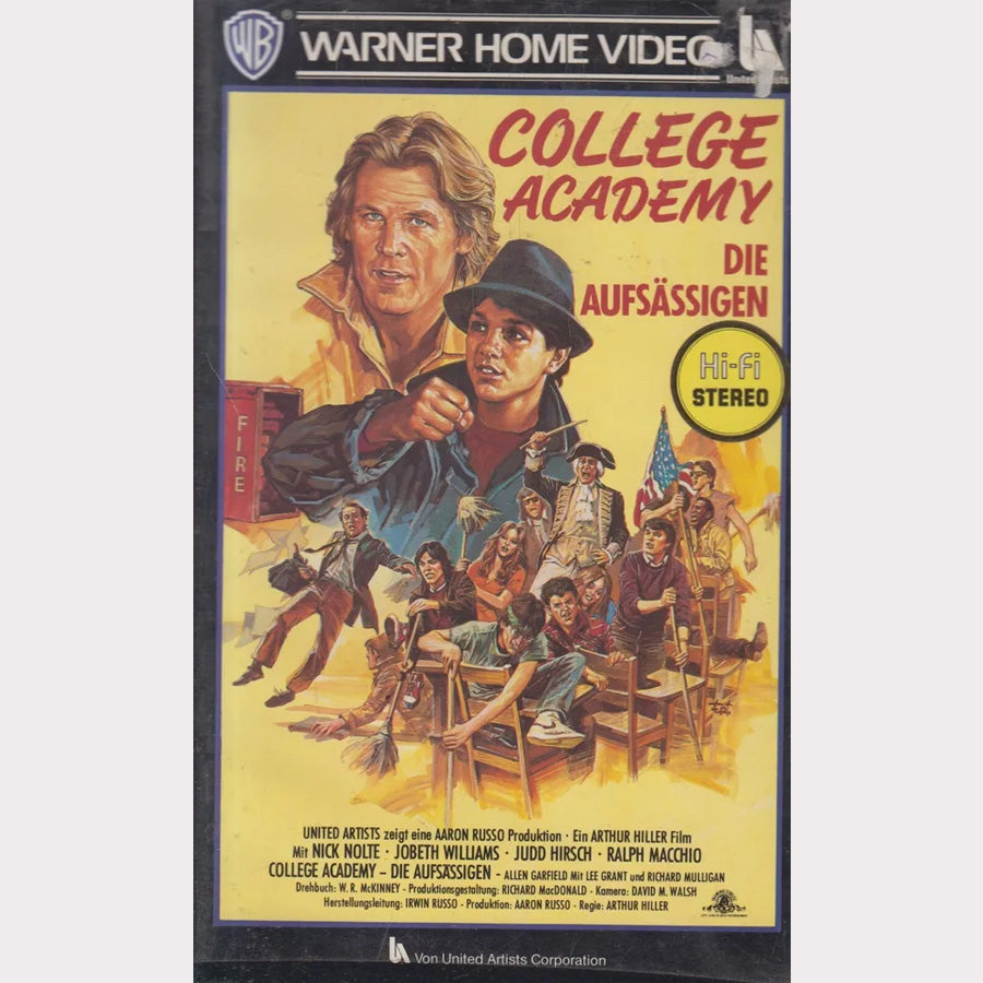 College Academy - The Rebels (VHS - 1985 - DE)