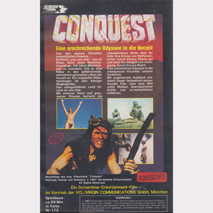 Conquest (VHS - 1987 - DE)