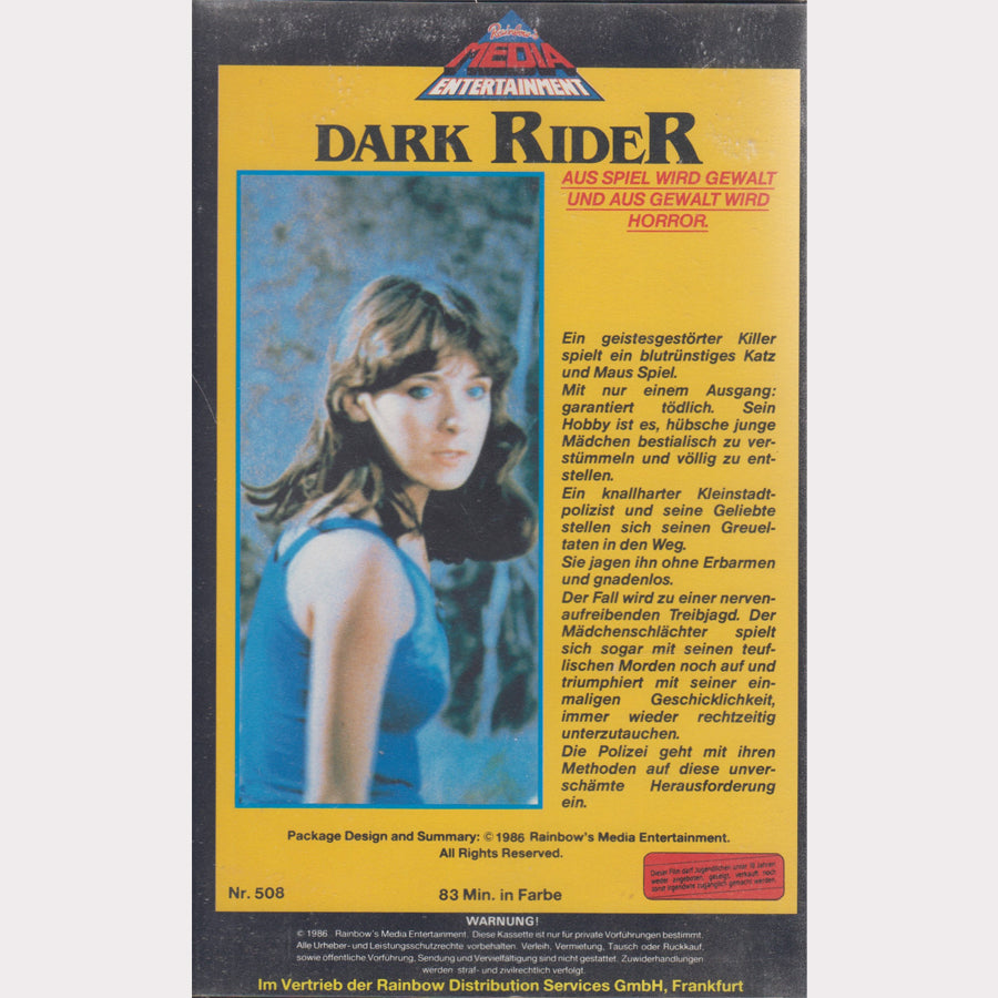 Dark Rider (VHS - 1986 - DE)