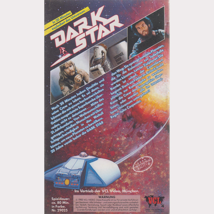 Dark Star (VHS - 1983 - DE)
