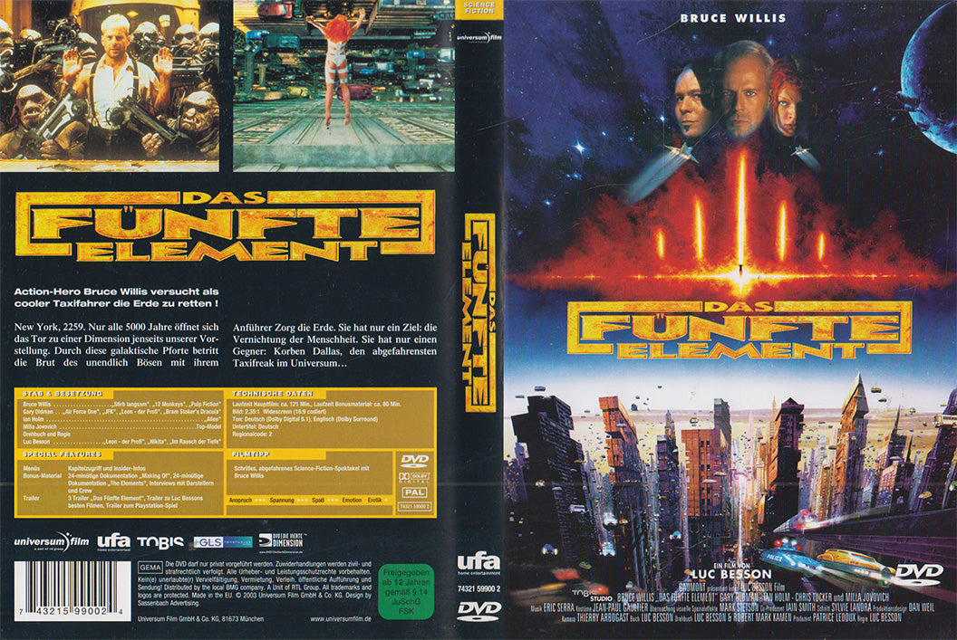 Das fünfte Element (DVD - 2003 - DE)