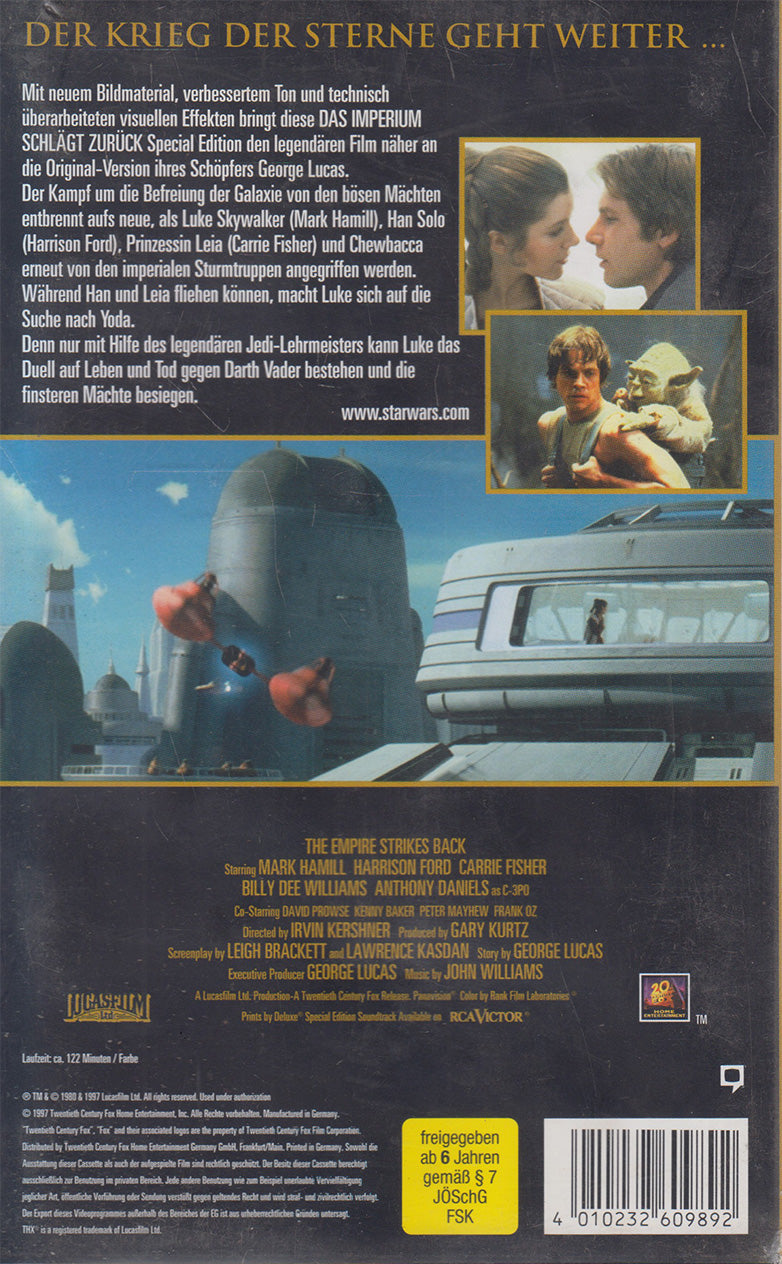 L'Empire contre-attaque (Édition spéciale) (VHS - 1997 - DE)