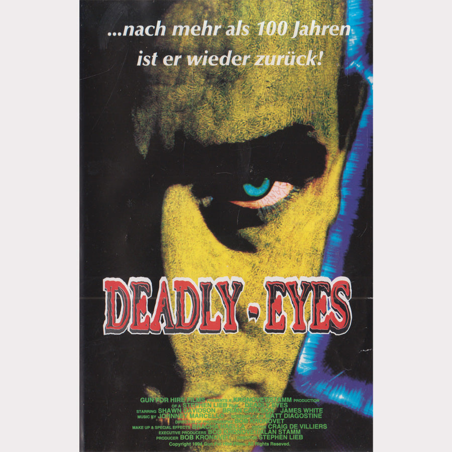 Deadly Eyes (VHS - 1995 - DE)