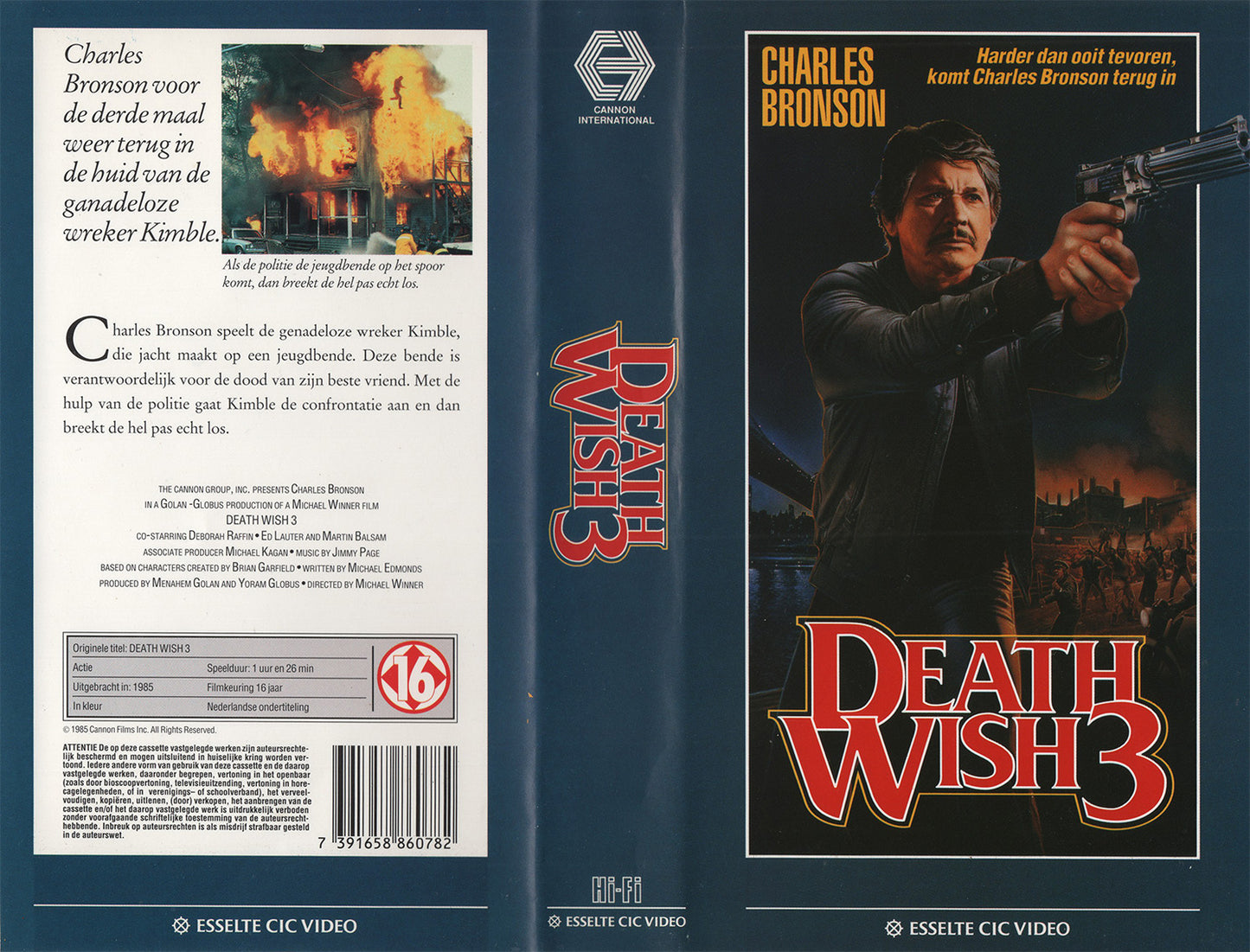 Death Wish 3 (VHS - NL)