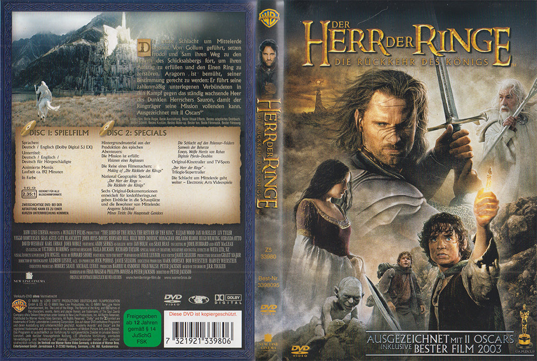 Der Herr der Ringe: Die Rückkehr des Königs (2xDVD - 2004 - DE)