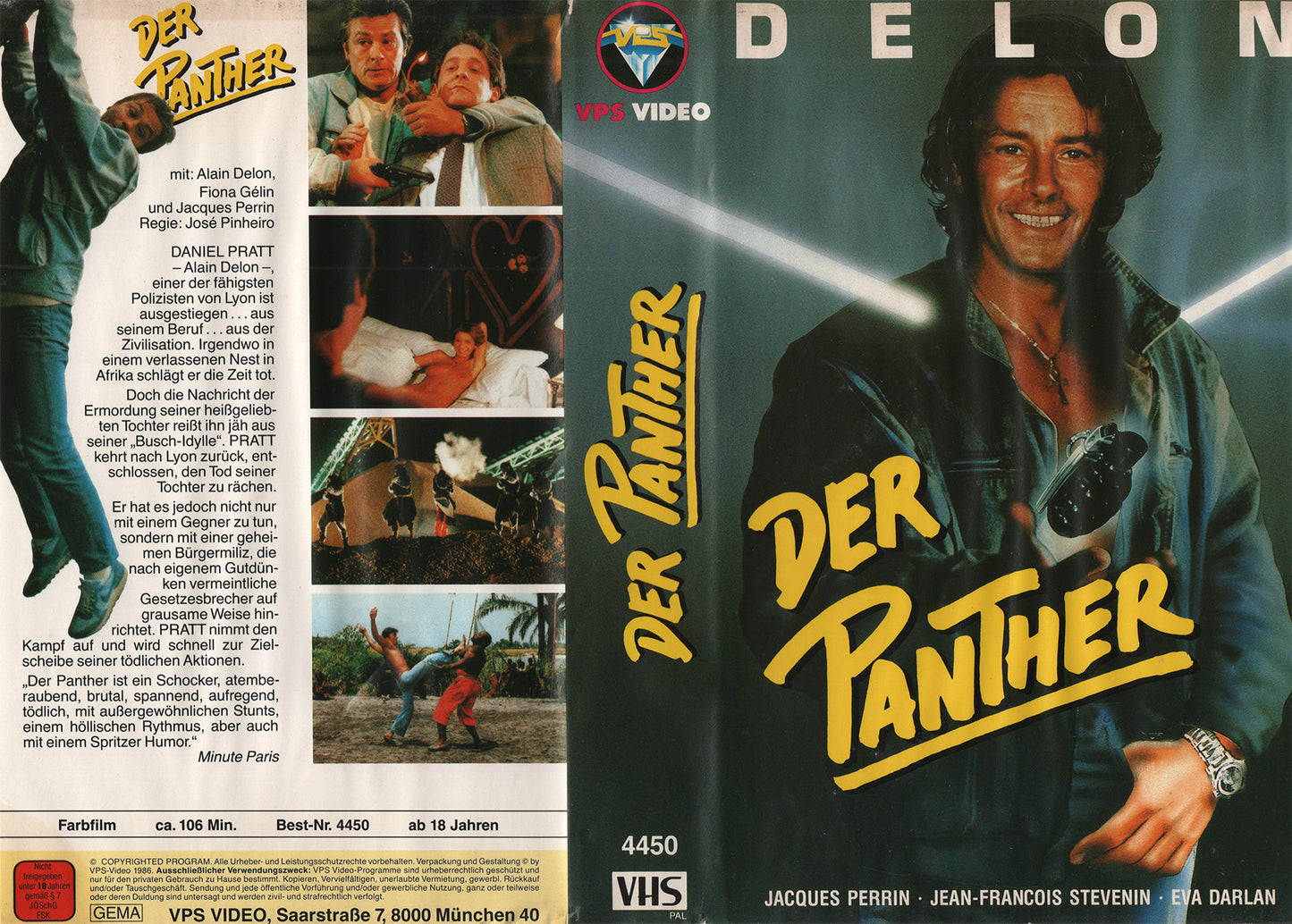 Der Panther (VHS - 1986 - DE)
