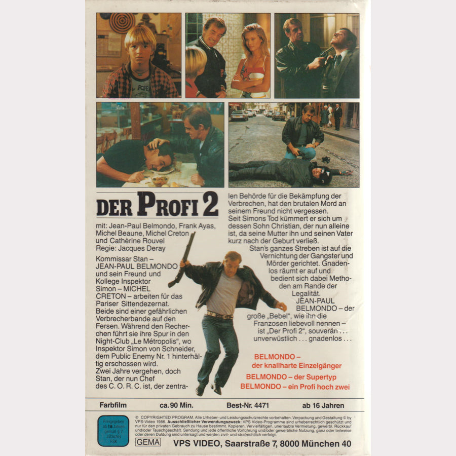 Der Profi 2 (VHS - 1986 - DE)