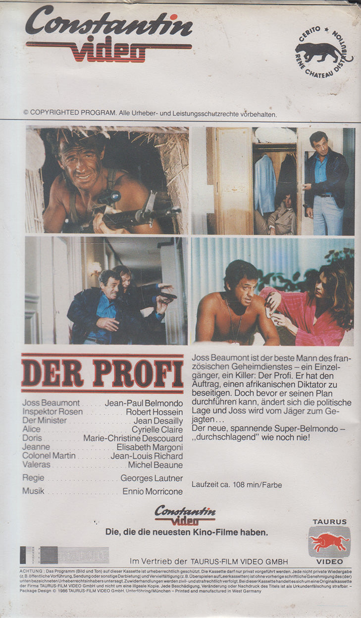 The Professional (VHS - 1986 - DE)