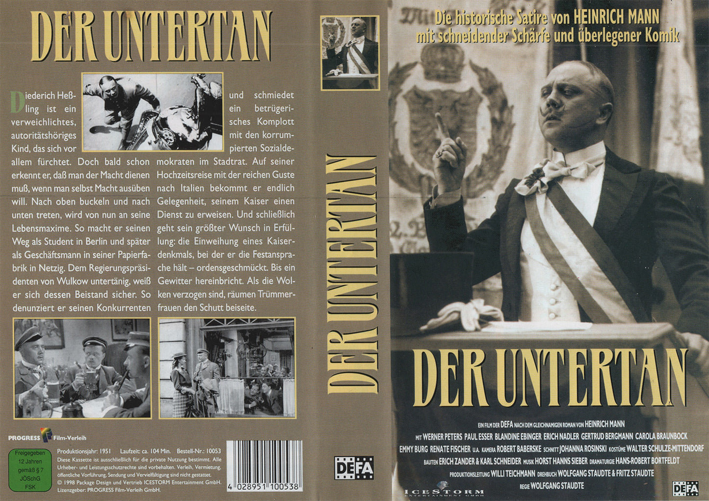 Der Untertan (VHS - 1998 - DE)