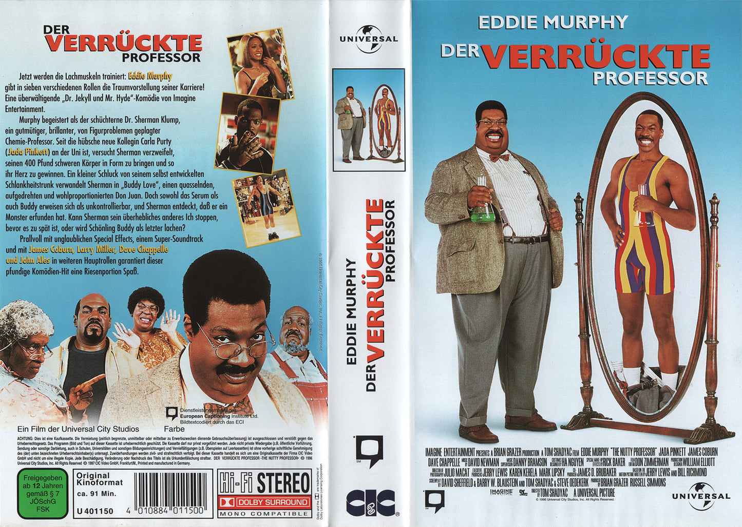 The Nutty Professor (VHS - 1997 - DE)