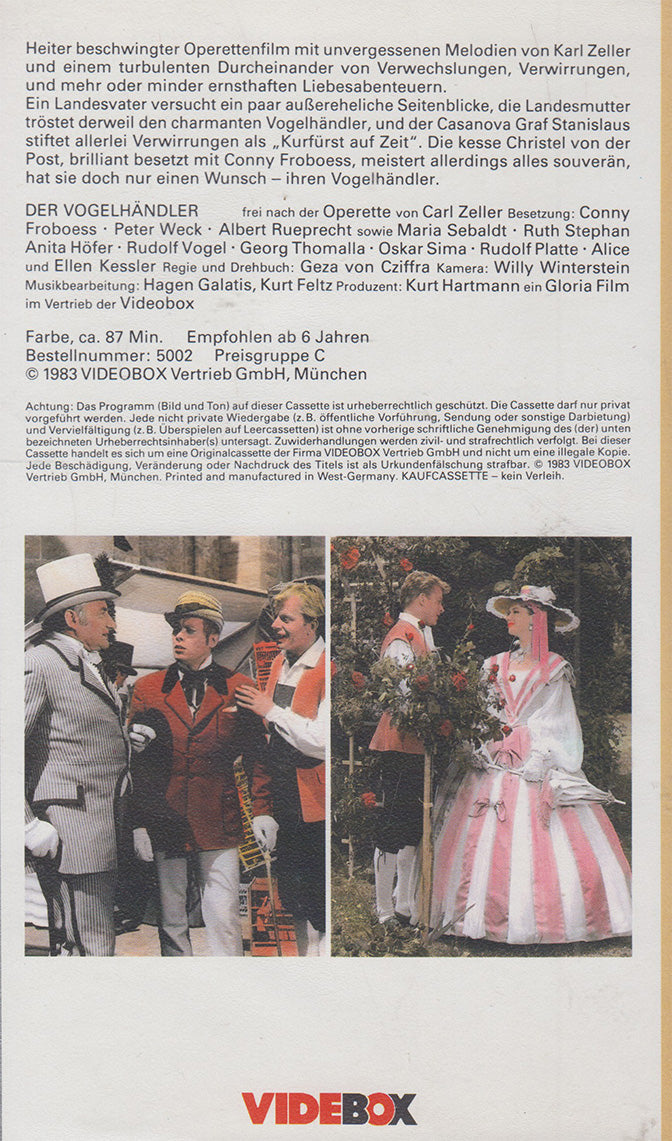 Der Vogelhändler (VHS - 1983 - DE)