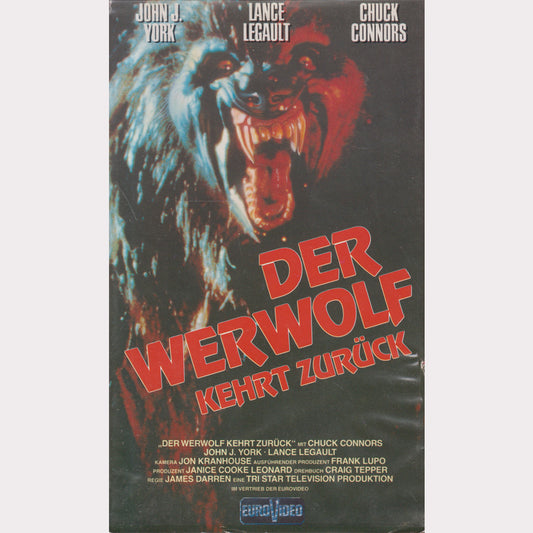 The Werewolf Returns (VHS - 1988 - DE)