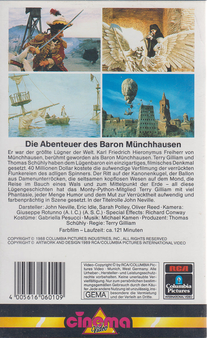 Die Abenteuer des Baron Münchhausen (VHS - DE)