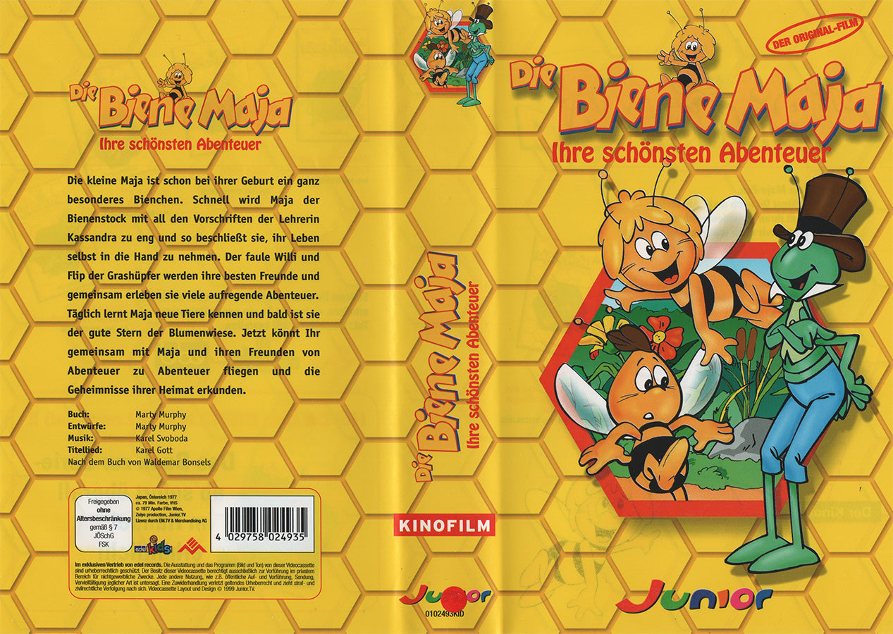 Maya the Bee: Her Most Beautiful Adventures (VHS - 1999 - DE)
