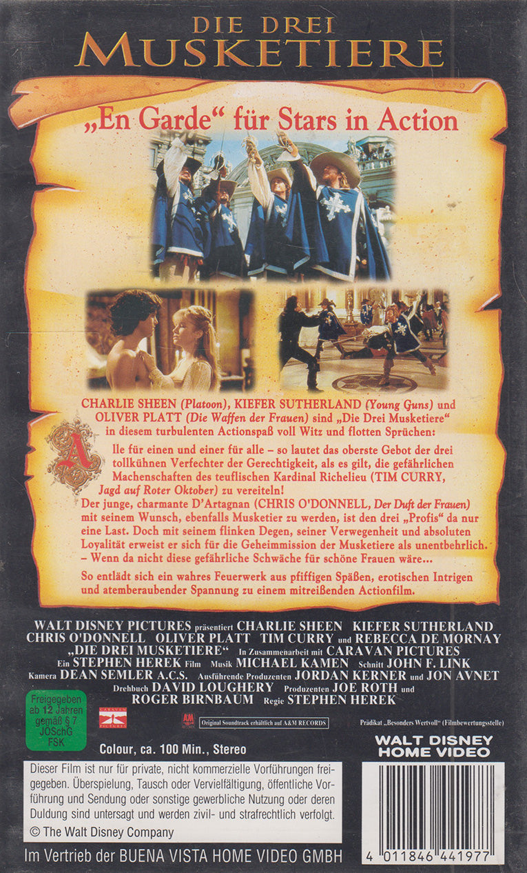 Die drei Musketiere (VHS - DE)