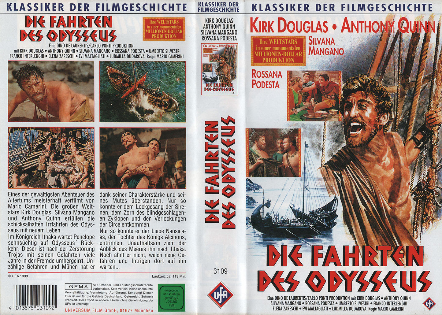 Die Fahrten des Odysseus (VHS - 1993 - DE)