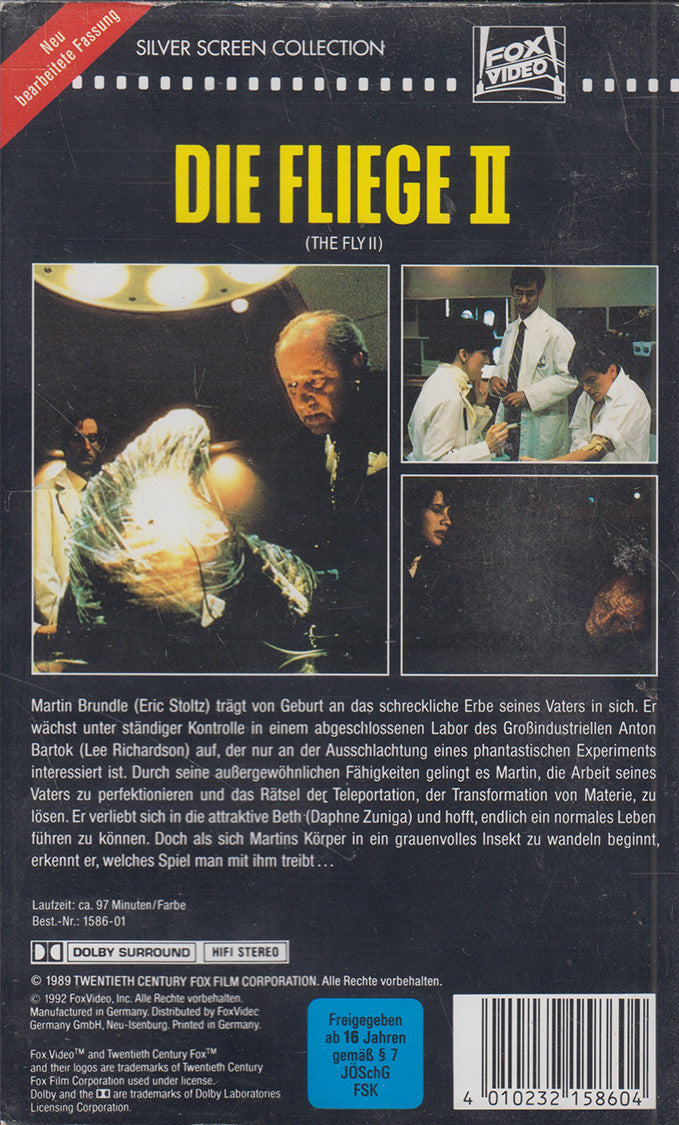 Die Fliege II (VHS - 1992 - DE)
