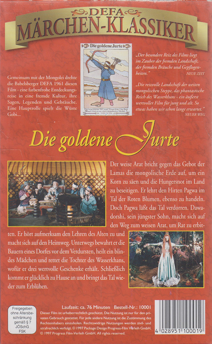 Die goldene Jurte (VHS - 1997 - DE)