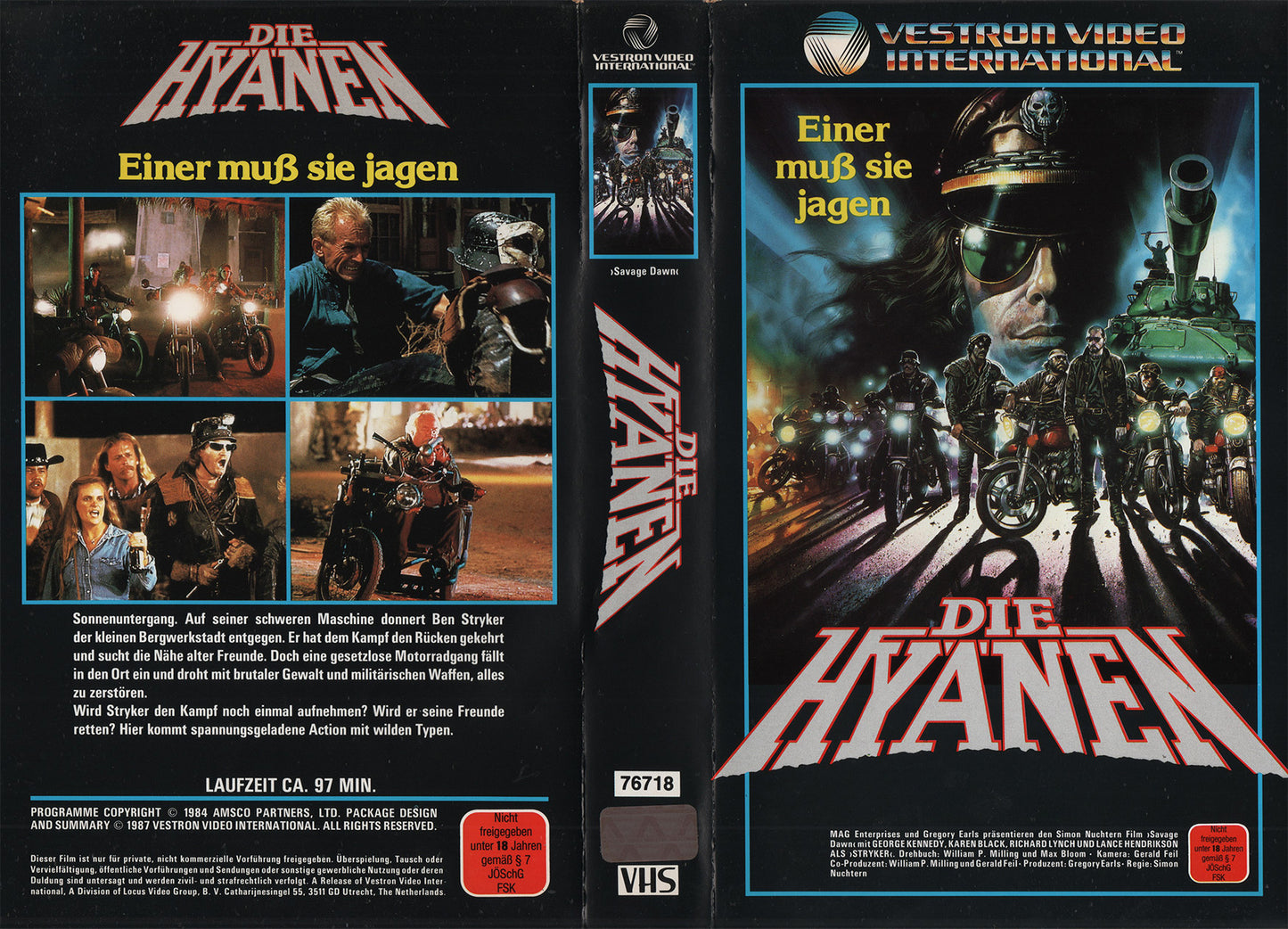 Die Hyänen (VHS - 1987 - DE)
