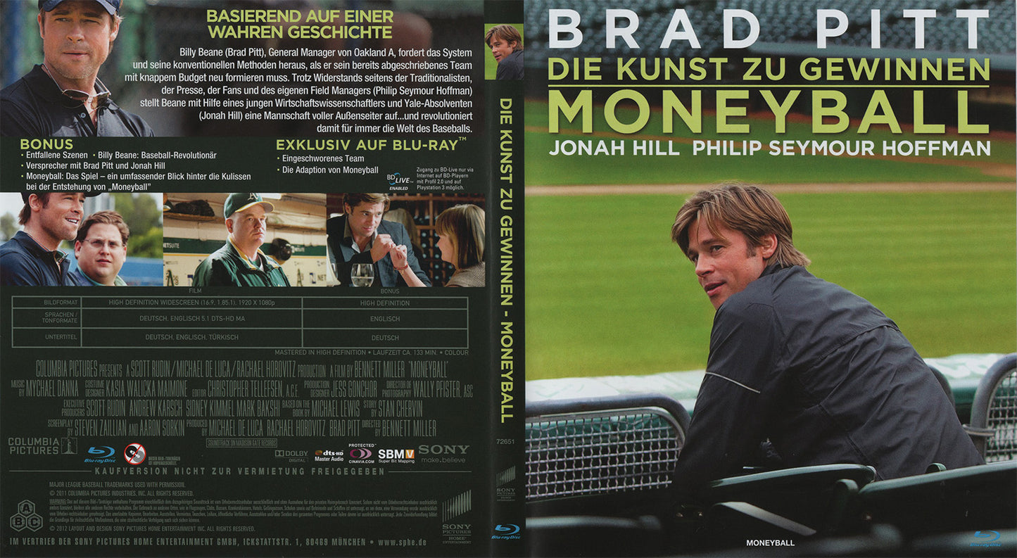 Die Kunst zu gewinnen - Moneyball (Blu-ray - 2012 - DE)