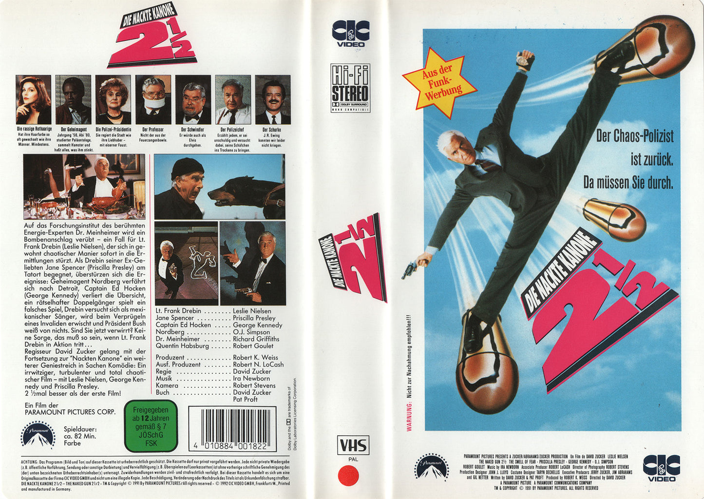 Le flingue nu 2 1/2 (VHS - 1992 - DE)