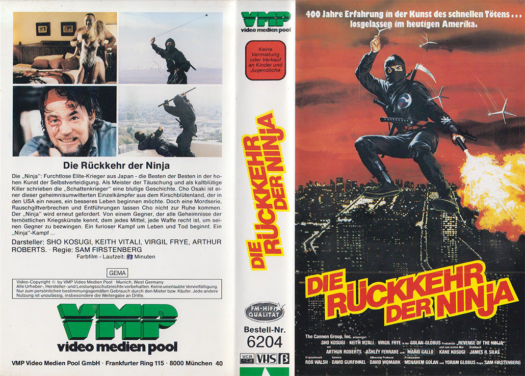The Return of the Ninja (VHS - DE)