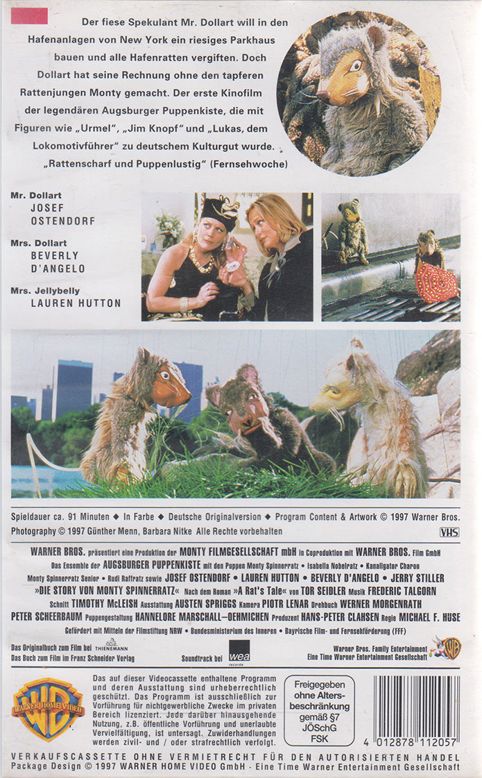 Die Story von Monty Spinnerratz (VHS - 1997 - DE)