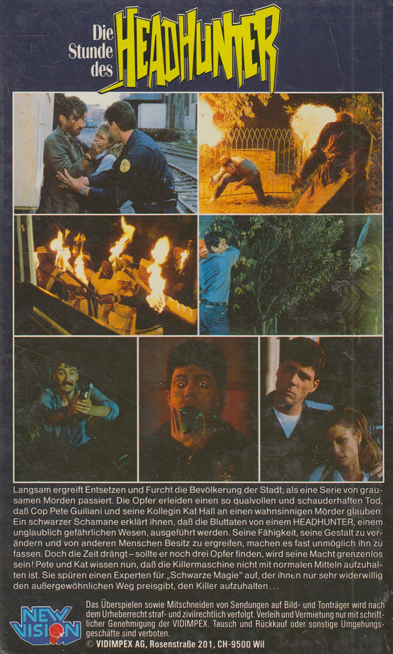 The Hour of the Headhunter (VHS - DE)