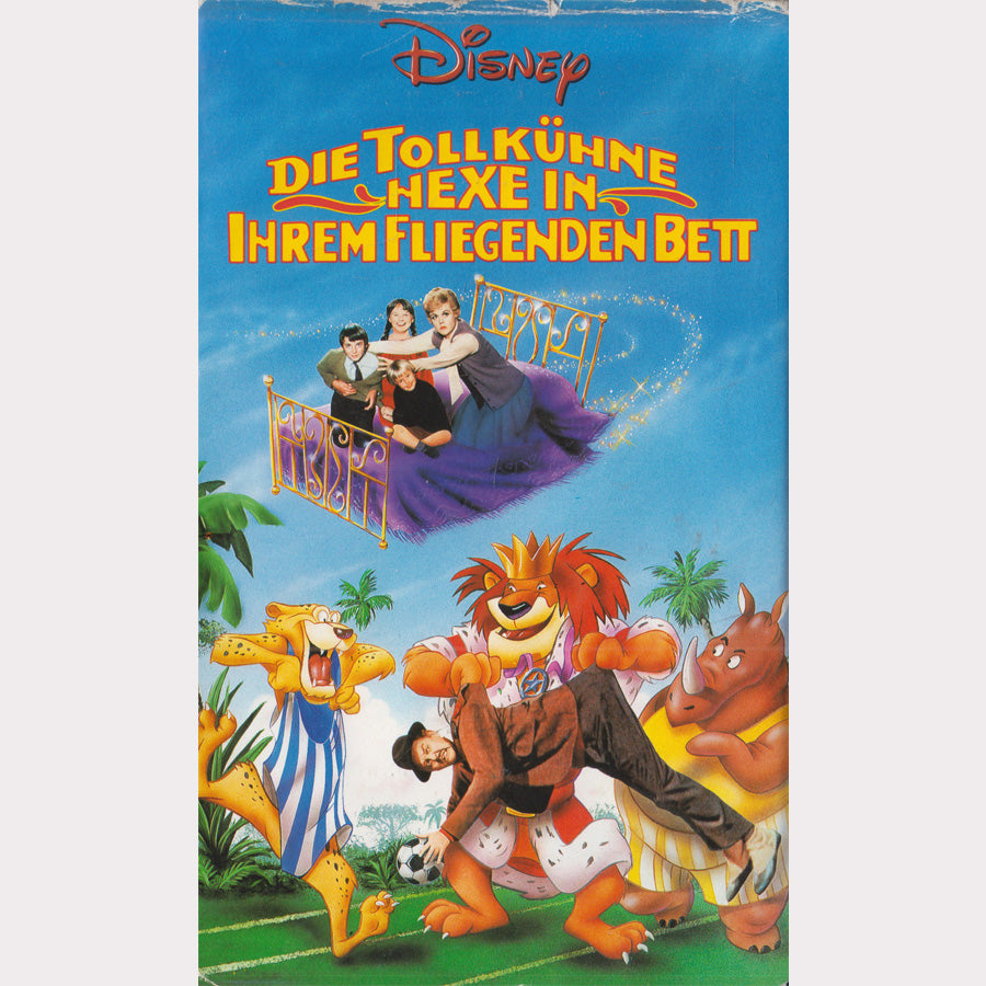 Die tollkühne Hexe in ihrem fliegenden Bett (VHS - DE)