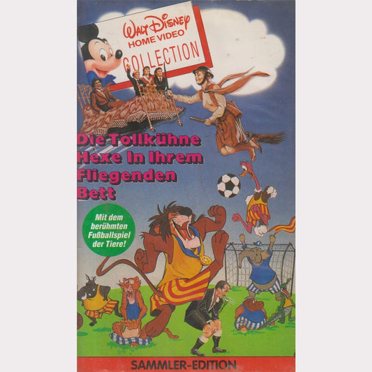 Die tollkühne Hexe in ihrem fliegenden Bett (VHS - DE)