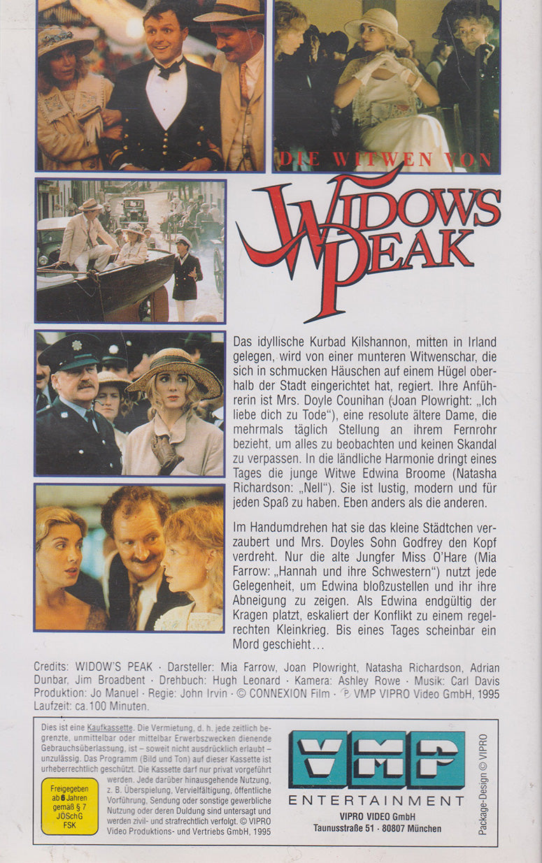 The Widows of Widows Peak (VHS - 1995 - DE)