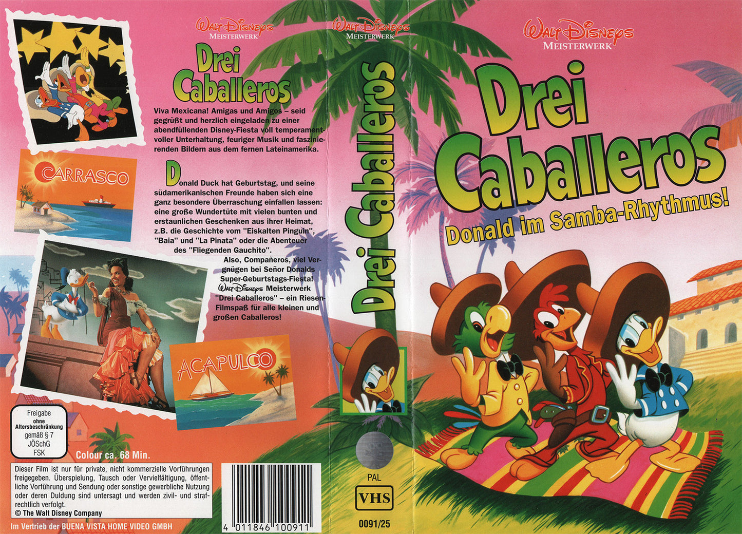 Drei Caballeros - Donald im Samba-Rhythmus! (VHS - DE)