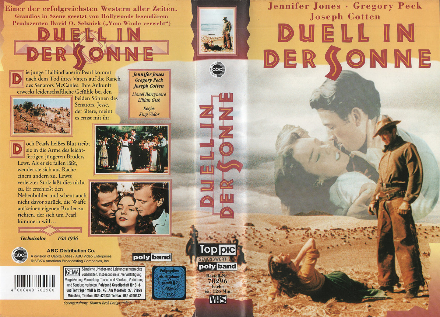 Duel in the Sun (VHS - DE)