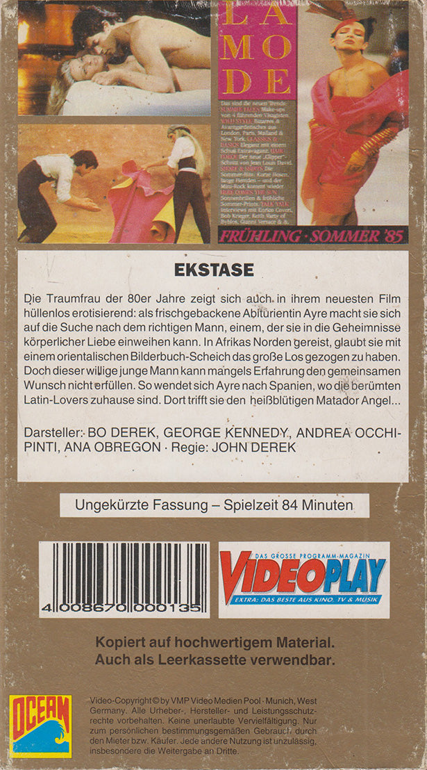Ecstasy (VHS - DE)