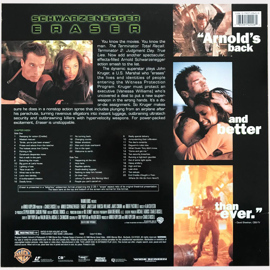 Eraser (Laserdisc - 1996 - US)