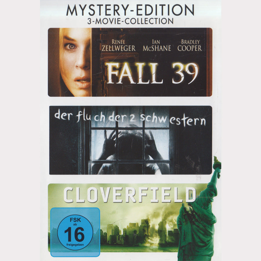 Fall 39 / Der Fluch der 2 Schwestern / Cloverfield (3xDVD - 2015 - DE)