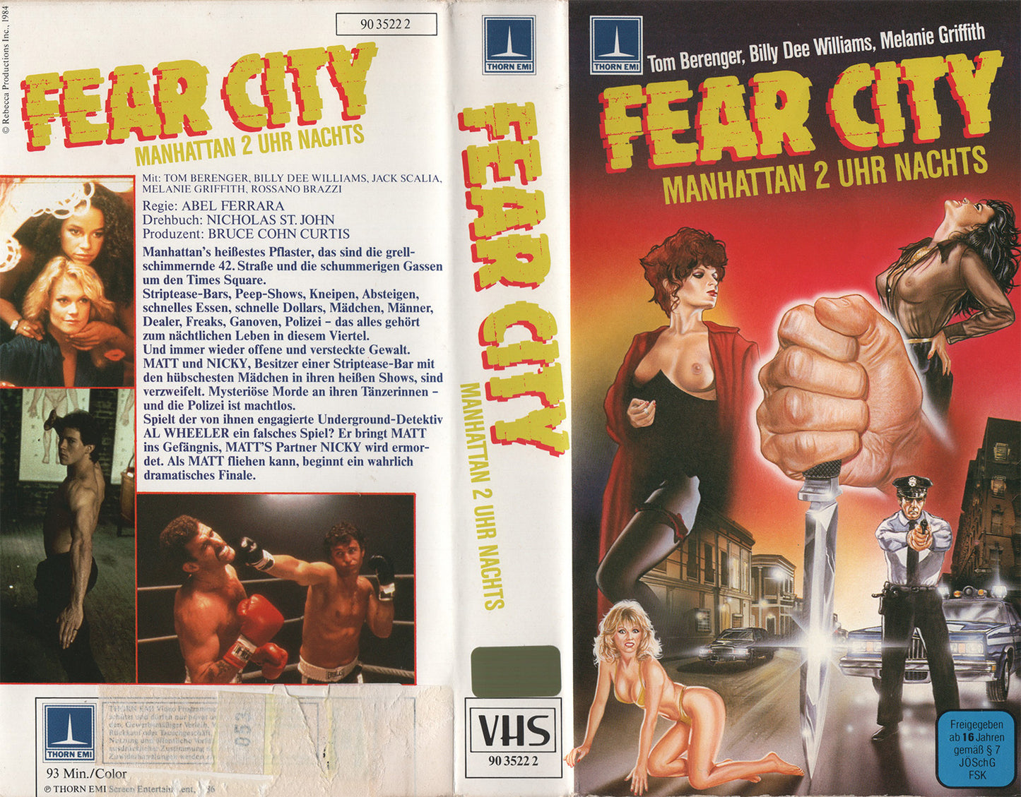 Fear City - Manhattan 2 heures du matin (VHS - DE)
