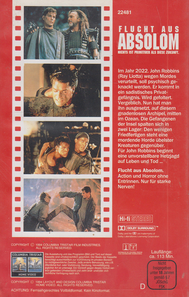 Flucht aus Absolom (VHS - 1994 - DE)