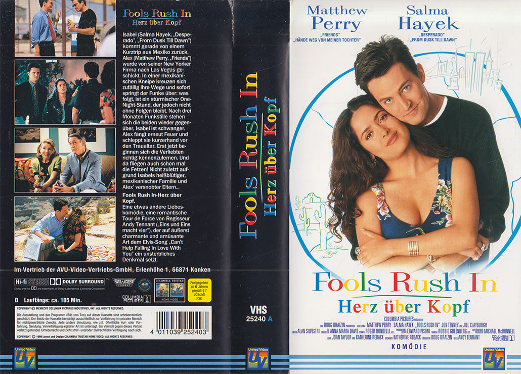 Fools Rush In - Herz über Kopf (VHS - 1999 - DE)