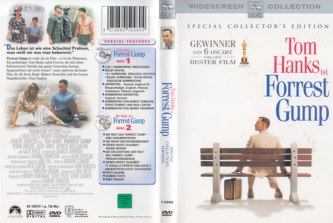 Forrest Gump (2xDVD - 2001 - DE)