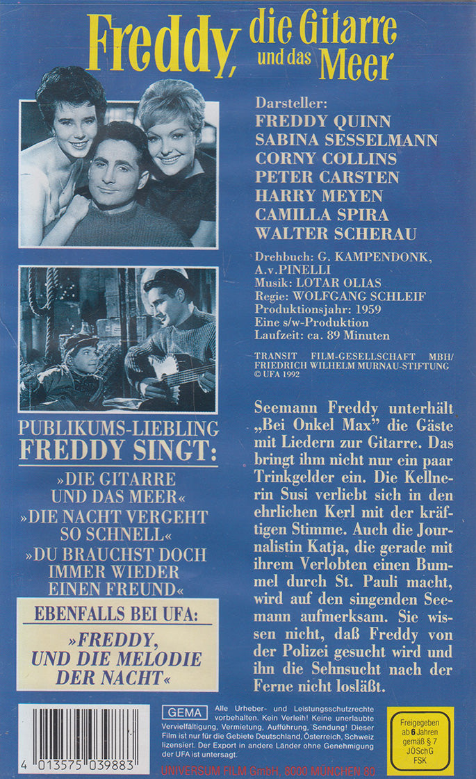 Freddy, la guitare et la mer (VHS - DE)