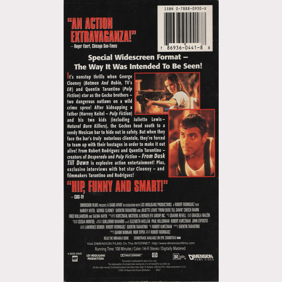 From Dusk Till Dawn (VHS - US)