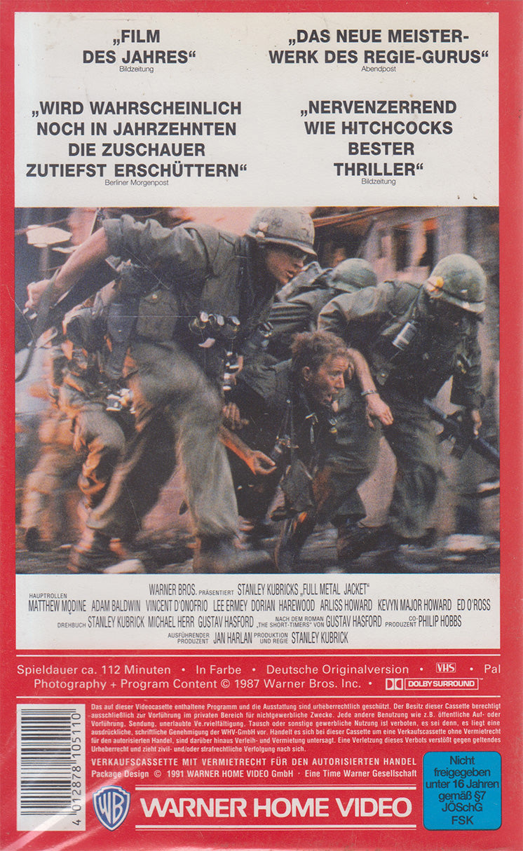 Full Metal Jacket (VHS - 1991 - DE)