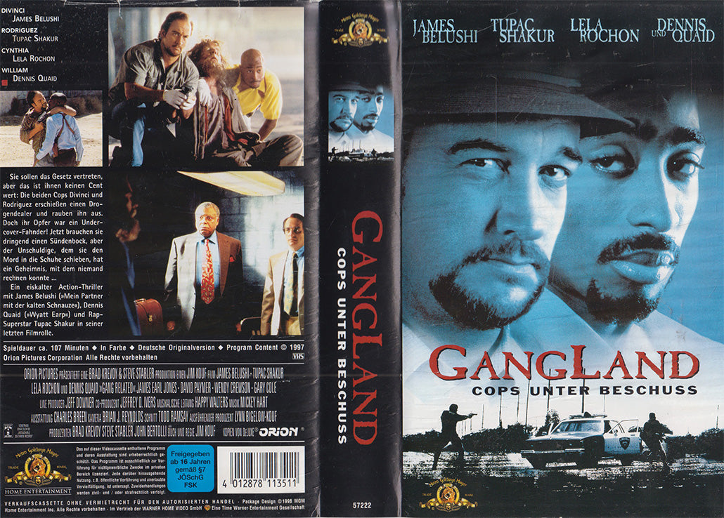 Gangland - Cops unter Beschuss (VHS - 1998 - DE)