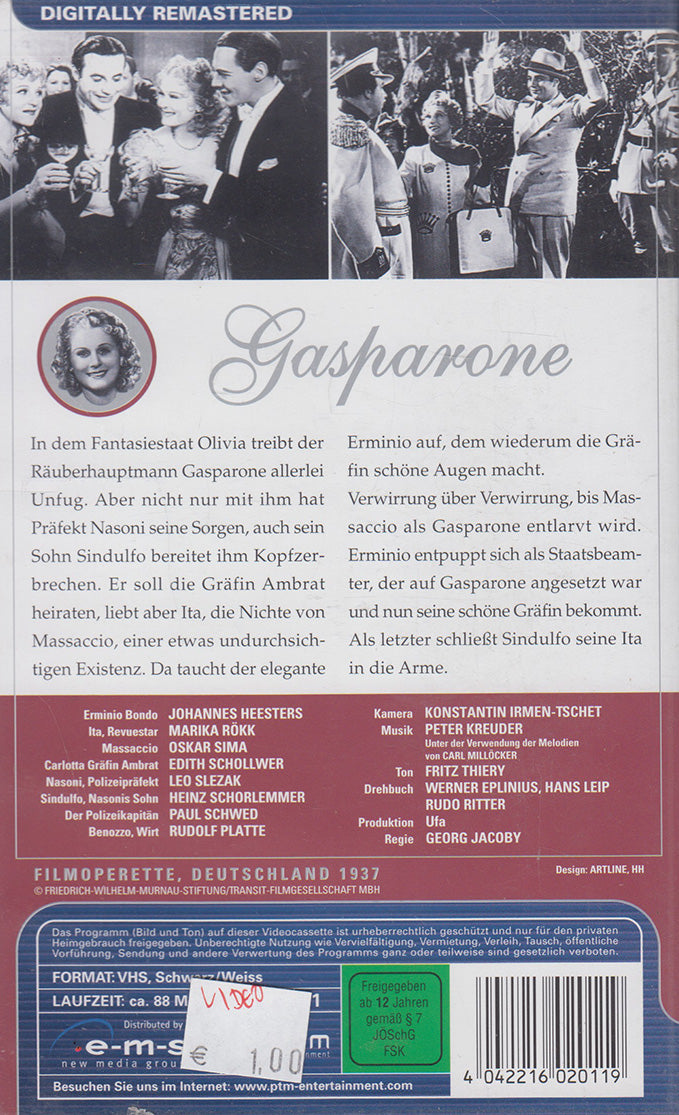 Gasparone (VHS - DE)