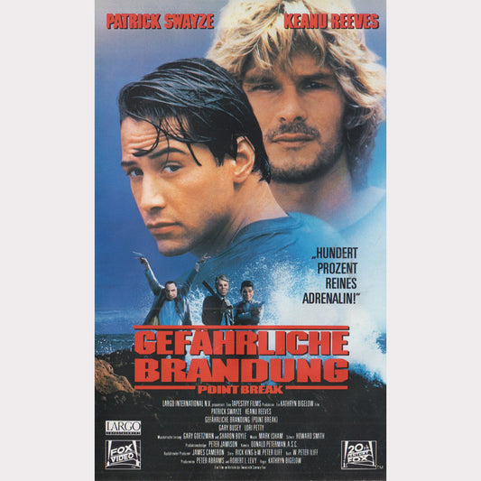 Gefährliche Brandung Point Break FoxVideo 1992 VHS Kassette Cover