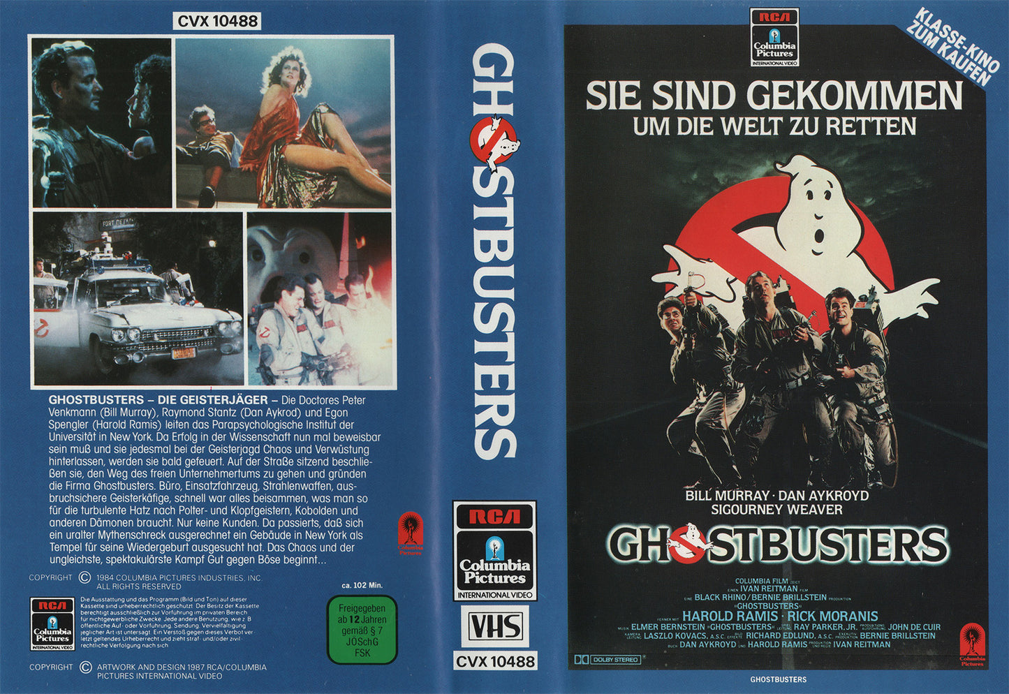 Ghostbusters (VHS - 1987 - DE)