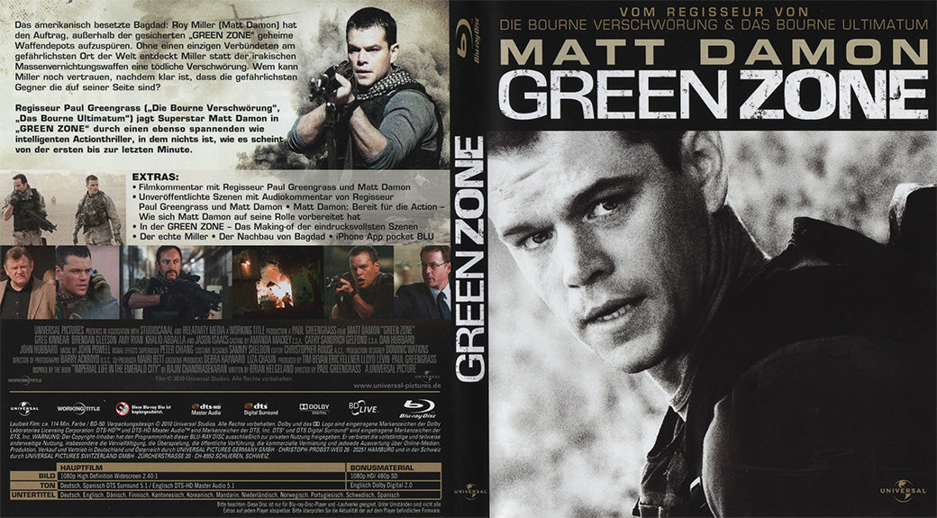Green Zone (Blu-ray - 2010 - DE)