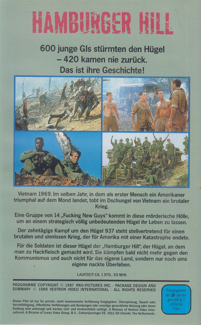 Hamburger Hill (VHS - 1988 - DE)